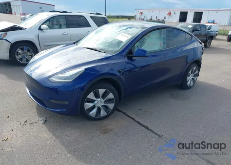 2021 Tesla Model Y Long Range Dual Motor All-Wheel Drive from USA, damaged, VIN 5YJYGDEE8MF187196